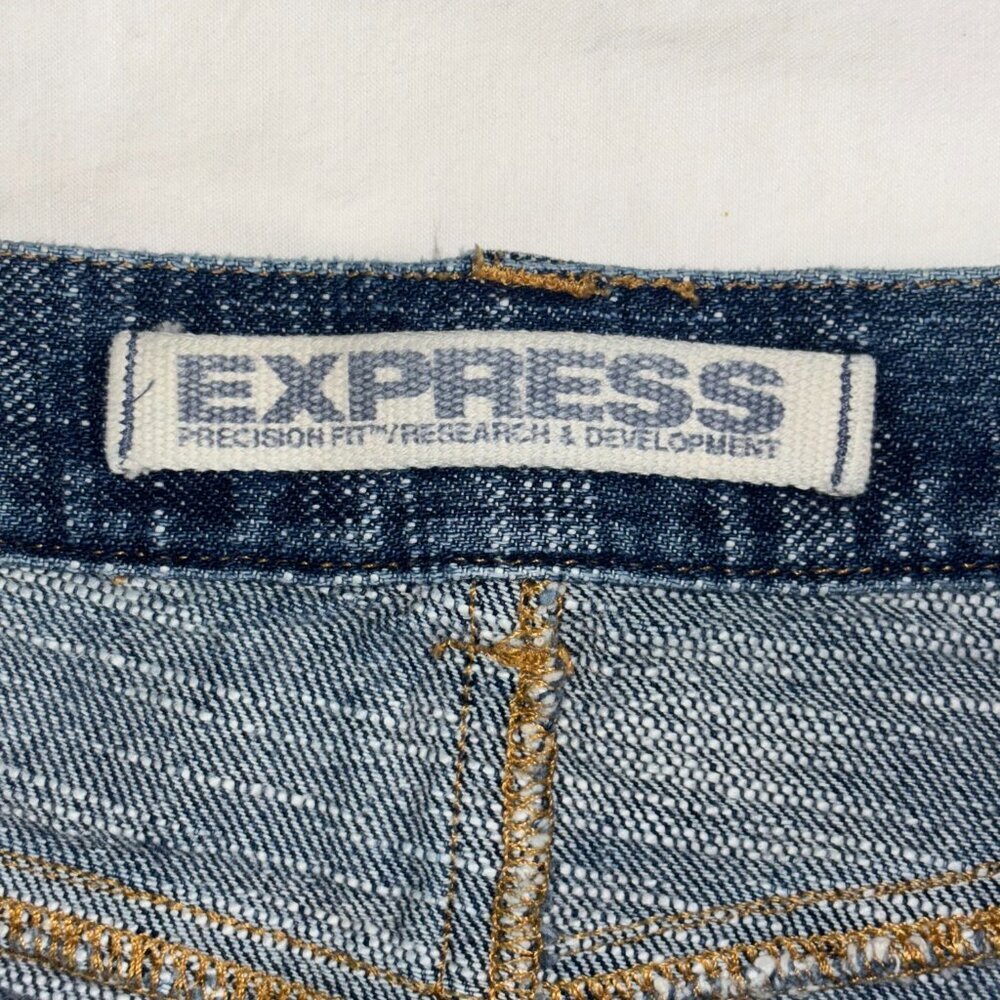 Express Blue Denim Skirt - Size 5/6 - Picture 3 of 8